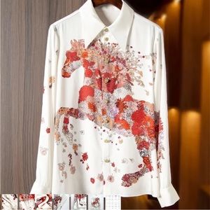 Wild Flower Horses Silk Feel